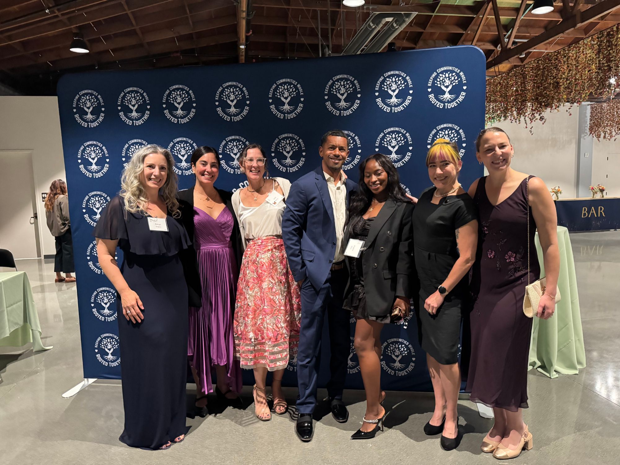 At the Hope Rising gala in support of Rooted Together